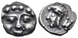 Ancient Coins - Pisidia, Selge. Circa 300-190 BC. AR Diobol (0.99g, 10.5mm). Klein 361