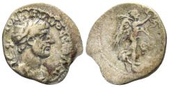 Ancient Coins - Cappadocia, Caesarea. Hadrian. 117-138 AD. AR Hemidrachm (1.43g, 14mm). Dated RY 4 (120/1 AD). RPC III 3072