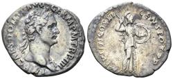 Ancient Coins - Domitian. 81-96 AD. AR Denarius (3.29g, 21mm). Rome mint. Struck 85 AD. RIC 332