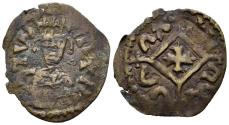 World Coins - Axum. Hethasas. Early 7th Century-620. CU (0.67g, 18mm). Munro-Hay type 141