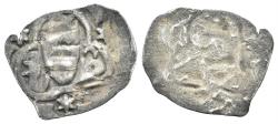 World Coins - Austria, Lower Austria. Wilhelm (regent). 1386-1406. & Albrecht V. 1404-1439. AR Uniface Pfennig (0.43g, 17mm). Vienna mint. Struck 1404-1406. CNA Fa3b