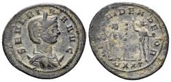 Ancient Coins - Severina, Augusta. 270-275 AD. AE Antoninianus (4.37g, 25mm). Ticinum mint. Struck 274/5 AD. RIC 10