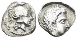 Ancient Coins - Kilikia, Holmoi. Circa 380-375 BC. AR Obol (0.73g, 11mm). SNG BN 121