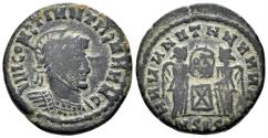 Ancient Coins - Constantine I 'the Great'. 307-337 AD. AE Follis (2.74g, 17mm). Balkan ‘barbaric’ issue. Cf. RIC 53 (for prototype)