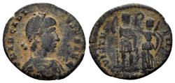 Ancient Coins - Arcadius. 383-408 AD. AE3 (1.88g, 18mm). Nicomedia mint. Struck 387-92 AD. RIC Arcadius 64