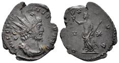 Ancient Coins - Victorinus. 269-271 AD. AE Antoninianus (2.07g, 21mm). Treveri mint. Struck 269 AD. RIC 117