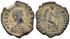 Ancient Coins - Aelia Eudoxia, Augusta. 400-404 AD. AE3 (2.40g, 17mm). Antioch mint. Struck 401-3 AD. LRBC 2800