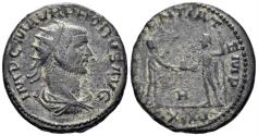 Ancient Coins - Probus. 274-282 AD. AE Antoninianus (4.38g, 21mm). Antioch mint. Struck 276 AD. RIC 920