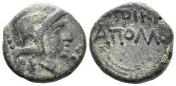 Ancient Coins - Ionia, Priene. Circa 240-170 BC. AE 14mm (2.82g). Apollod-, magistrate. Regling 67