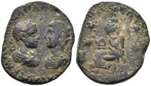 Ancient Coins - Mesopotamia, Edessa. Severus Alexander & Julia Mamaea. 222-235 AD. AE 28mm (15.21g). SNG Copenhagen 219