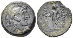 Ancient Coins - Seleukid Kingdom. Alexander I Balas. 152-145 BC. AE 19mm (5.81g). Antioch mint. Struck 150-146 BC. SC 1805