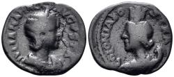 Ancient Coins - Arabia, Bostra. Julia Mamaea, Augusta. 222-235 AD. (Cast) AE 20mm (4.69g). RPC VI, 9339 (temporary)