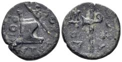 Ancient Coins - Thracian Kingdom. Rhoemetalkes I. Circa 11 BC-12 AD. AE 15mm (2.01g). RPC I 1706