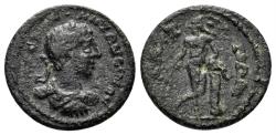 Ancient Coins - Lydia, Saitta. Elagabalus. 218-222 AD. AE 16mm (2.09 gm). RPC VI 4433