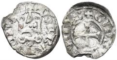 World Coins - Crusaders, Duchy of Athens. Gui II de La Roche. 1287-1308. BI Denier (0.72g, 19mm). Thebes mint. Metcalf, Crusades 1077