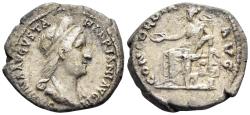 Ancient Coins - Sabina, Augusta. 128-136/7 AD. AR Denarius (3.01g, 18mm). Rome mint. Struck 128-34 AD. RIC 398