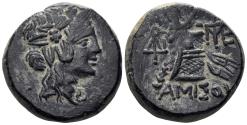 Ancient Coins - Pontos, Amisos. Circa 85-65 BC. AE 20mm (8.79g). SNG BM Black Sea 1209