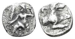 Ancient Coins - Lykaonia, Laranda. Circa 324-323 BC. AR Obol (0.56g, 10mm). Göktürk 82