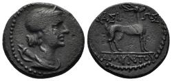 Ancient Coins - Galatian Kingdom. Amyntas. 39-25 BC. AE 18mm (3.65 gm). RPC I 3503