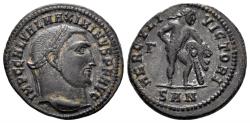 Ancient Coins - Maximinus II Daia. 310-313 AD. AE Follis (4.99 gm, 20.5mm). Nicomedia mint. Struck 311-3 AD. RIC 68