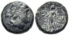 Ancient Coins - Seleukid Kingdom. Seleukos II Kallinikos 246-225 BC. AE 16mm (5.47g). Magnesia on the Maeander mint. SC 670a