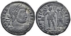 Ancient Coins - Vetranio. 350 AD. AE Centenionalis (4.54g, 23mm). Siscia mint. Struck 350 AD. RIC 279