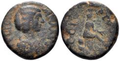 Ancient Coins - Phoenicia, Ake-Ptolemais. Julia Domna, Augusta. 193-217 AD. AE 21mm (7.95g, 21mm). Kadman 125; Rouvier 1010-2