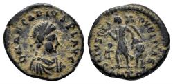 Ancient Coins - Arcadius. 383-408 AD. AE4 (1.39g, 14mm). Antioch mint. Struck 388-92 AD. RIC 67d