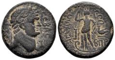 Ancient Coins - Judaea, Ascalon. Domitian, 81-96 AD. AE 23mm (11.26 gm). Dated CY 189 (85/6 AD). RPC II 2212