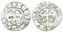 World Coins - Poland. Johann Albert. 1492-1501. AR Half Groschen (0.88g, 16mm) of Krakow. Kop.387