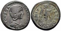 Ancient Coins - Macedon, Stobi. Julia Domna, Augusta. 193-217 AD. AE 'As' (8.68g, 23.5mm). Varbanov 3907
