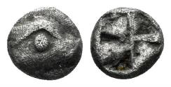 Ancient Coins - Ionia, Phokaia. Circa 525/0-500 BC. AR Hemiobol (0.42 gm, 6mm). SNG Kayhan 1426-7