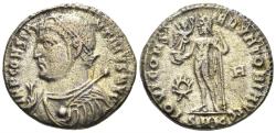 Ancient Coins - Constantine I 'the Great'. 307-337 AD. AE Follis (3.27g, 18mm). Cyzicus mint. Struck 317-20 AD. RIC 8