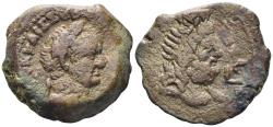 Ancient Coins - Egypt, Alexandria. Vespasian. 69-79 AD. AE Diobol (11.48g, 25.5mm). Dated RY 6 (73/4). RPC II 2441