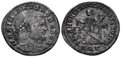 Ancient Coins - Galerius, as Caesar. 293-305 AD. AE Follis (9.71g, 28mm). Aquileia mint. Struck 301 AD. RIC 32b