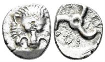Ancient Coins - Lykian Dynasts. Trbbenimi. Circa 390-370 BC. AR Tetrobol - 1/3 Stater (2.64g, 16mm). Müseler VIII.25-7