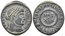 Ancient Coins - Constantine I ‘the Great’. 307-337 AD. AE Follis (3.01g, 19mm). Thessalonica mint. Struck 324 AD. RIC 123