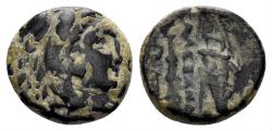 Ancient Coins - Macedonian Kingdom. Alexander III "the Great". 336-323 BC. AE 1/4 Unit (1.35 gm, 11mm). Price 334