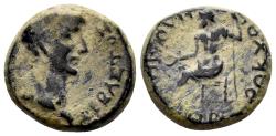 Ancient Coins - Phrygia, Philomelion. Claudius 41-54 AD. AE 17mm (5.04 gm). Brocchos, magistrate. RPC I 3247