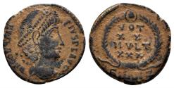 Ancient Coins - Constantius II. 337-361 AD. AE Nummus (2.01g, 16mm). Antioch mint. Struck 347/8 AD. RIC 113