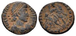 Ancient Coins - Constantius II. 337-361. AE Half Centenionalis (2.02g, 15mm). Antioch mint. Struck 355-61 AD. LRBC 2635