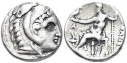 Ancient Coins - Macedonian Kingdom. Alexander III 'the Great'. 336-323 BC. AR Tetradrachm (16.92g, 25.5mm). Barbarous imitation. Cf. Price B10a
