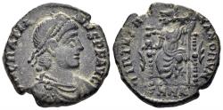 Ancient Coins - Gratian. 375-383 AD. AE3 (2.84g, 17mm). Nicomedia mint. Struck 378-83 AD. RIC 33