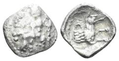 Ancient Coins - Lykaonia, Laranda. Circa 324-323 BC. AR Obol (0.62g, 11mm). Göktürk 82