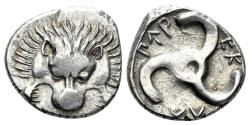 Ancient Coins - Lycian Dynasts. Perikles. Circa 380-360 BC. AR Tetrobol - 1/3 Stater (2.66 gm, 16mm). SNG von Aulock 4255