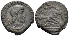 Ancient Coins - Constantius Gallus, Caesar. 351-354 AD. AE Centenionalis (4.00g, 20.5mm). Sirmium mint. Struck 351-4 AD. RIC 46