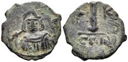 Ancient Coins - Constantine IV Pogonatus. 668-685. AE Decanummium (2.87g, 21mm) Constantinople mint. SB 1183