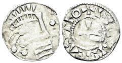 World Coins - France. Provincial. Blois (comté). Time of Thibaut III. Circa 1037-1089/90. AR Denier (1.12g, 20mm). Duplessy, Féodales 578