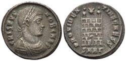 Ancient Coins - Crispus, Caesar. 316-326 AD. AE Follis (2.99g, 19mm). Heraclea mint. Struck 325/6 AD. RIC 75