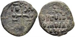 Ancient Coins - Alexius I Comnenus. 1081-1118. AE Follis (6.91g, 26mm). Thessalonica mint. Struck circa 1081-7. SB 1911